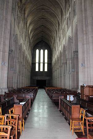 Downside Abbey - Looking West